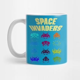 Space Invaders Retro Gaming Vintage Mug